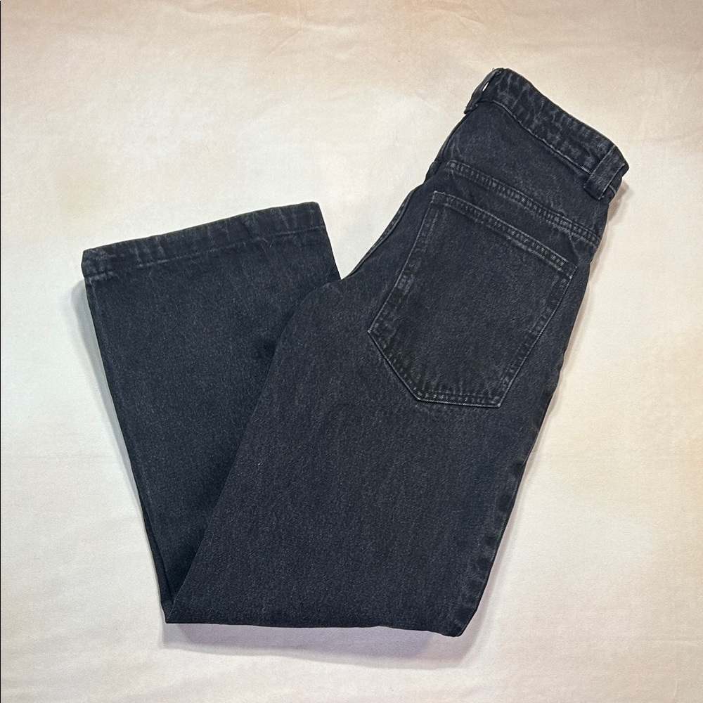 Jaded London Black High-Rise Straight Leg Jeans